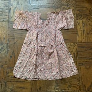 Girls Vintage Brat Clother Floral Dress